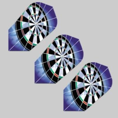 Flights Hologram Slim Dartboard