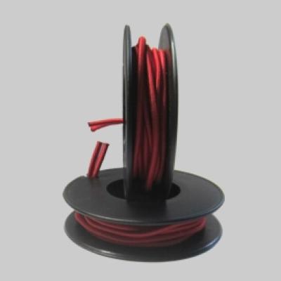 Gummileine 2,2mm rot 3m