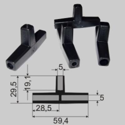 Exel T-Verbinder 3x5mm