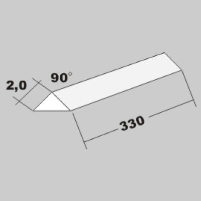 P-Dreikant 90Grad 2,0 x 330mm