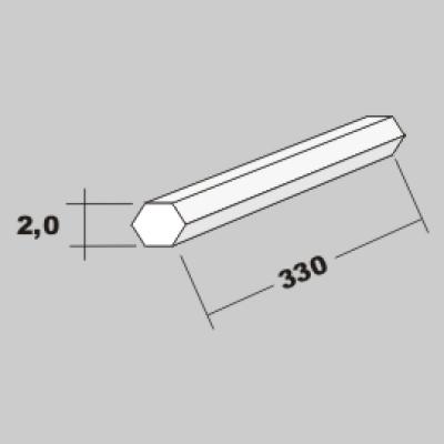 P-Sechskant 2,0 x 330mm