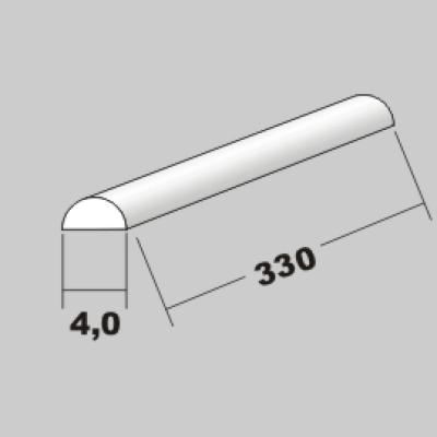 P-Halbrund 4,0 x 330mm