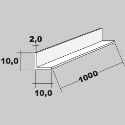 P-L Profil 10,0x10,0 x 1000mm