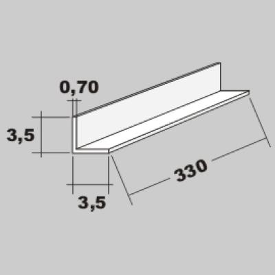 P-L Profil 3,5x3,5 x 330mm