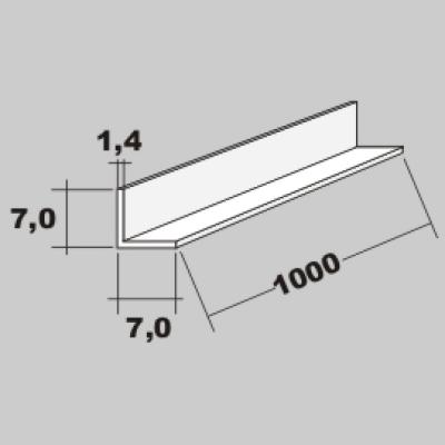 P-L Profil 7,0x7,0 x 1000mm