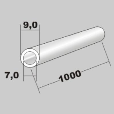 P-Rundrohr  9,0x7,0 x 1000mm