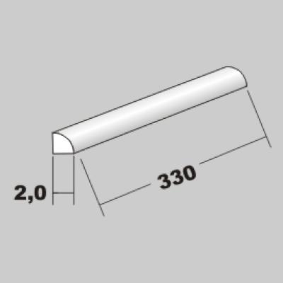 P-Viertelstab 2,0 x 330mm