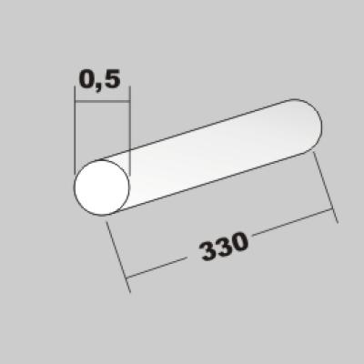 P-Rundstab 0,5 x 330mm