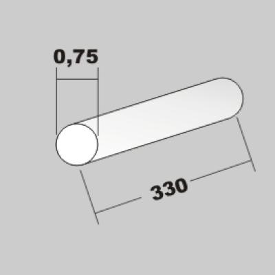 P-Rundstab 0,75 x 330mm