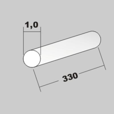 P-Rundstab 1,0 x 330mm